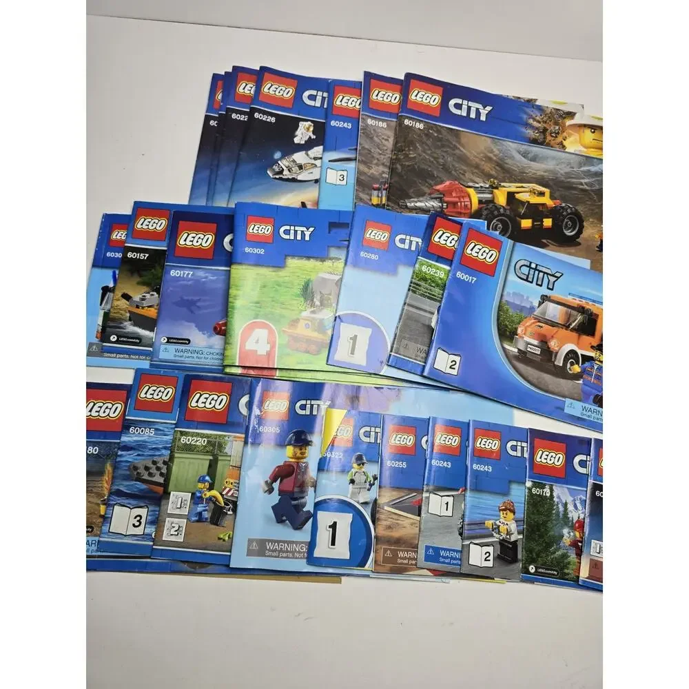 Lot Of LEGO City - Instruction Manuals ONLY